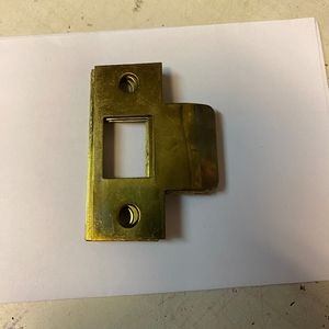 Brass vintage strikeplates for doors